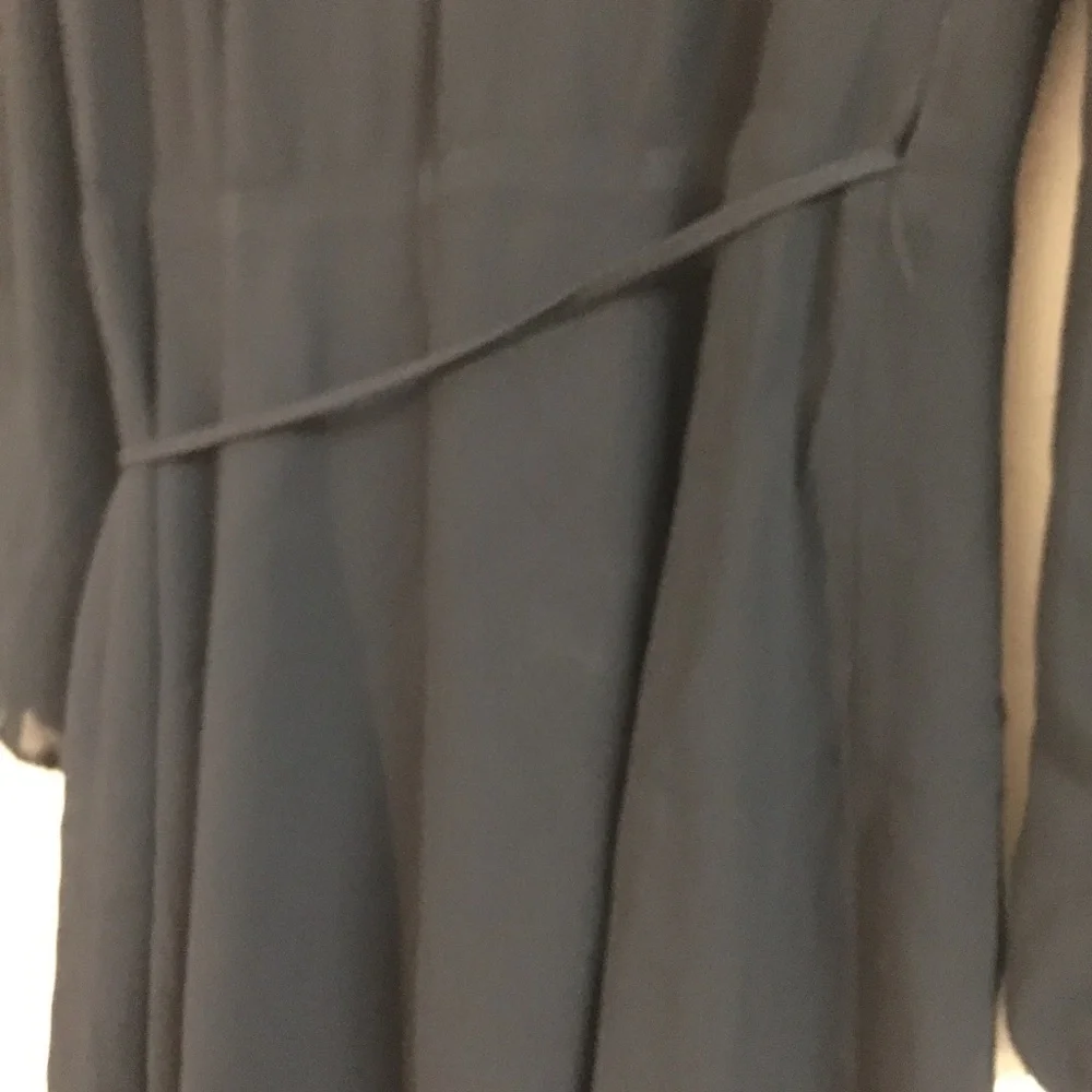 Reformation Mini Wrap Dress Size SP Black Party Cocktail Wedding Evening - Picture 14 of 15